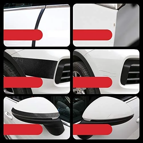 AutoBizarre Carbon Fibre High Gloss Anti Scratch Black Carbon Fiber Paint Protection Film Tape Ppf For Car Protection And Decoration - 2 Inches X 5 Meters